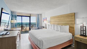 Studio, 1 King Bed, Ocean View (King Studio) | In-room safe, iron/ironing board, free WiFi, bed sheets