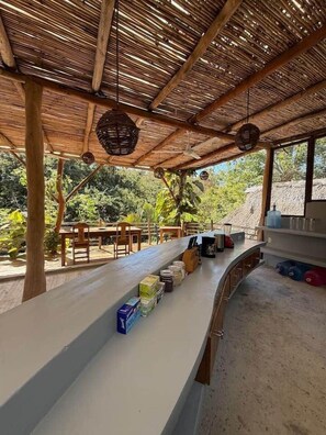 Interior - Air-Conditioned Room with Balcony and Nature Views (Santa María Tonameca)