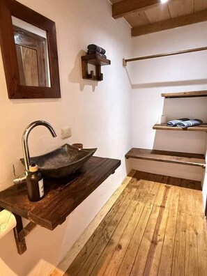 Interior - AC Room with Balcony and Nature Views (Santa María Tonameca)