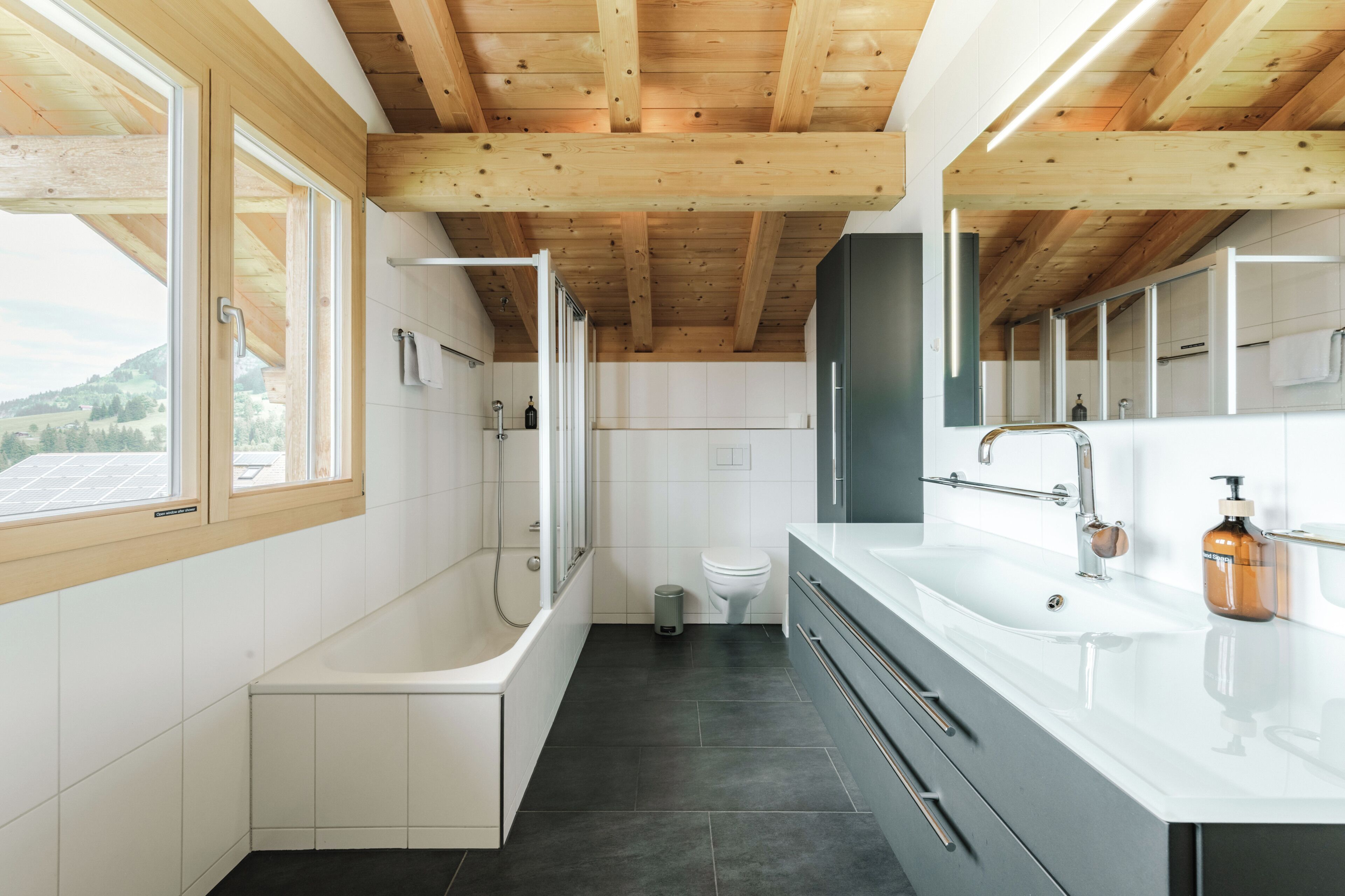 淋浴设施、吹风机、毛巾、肥皂