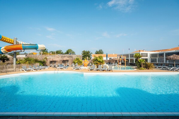 Una piscina climatizada