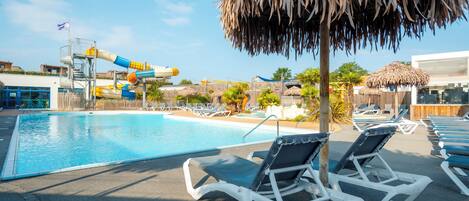 Una piscina climatizada