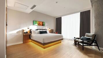 In-room safe, desk, blackout curtains, iron/ironing board