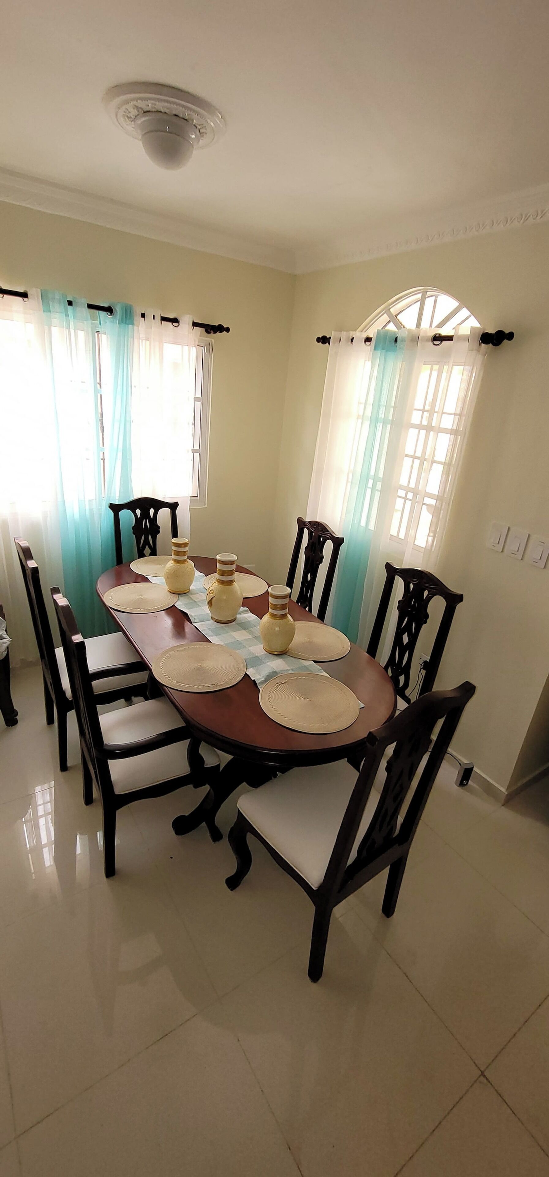 House, 1 Bedroom, Balcony | Dining room