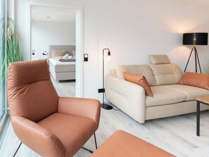 Interior - Inseltörn apartment 1 - terrace, outdoor shower & entry to the swimming pool included (Büsum)