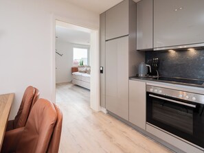 Fridge, oven, stovetop, dishwasher - Inseltörn apartment 9<br>Great apartment for 5 people & entry to the swimming pool (Büsum)