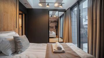 Luksusleilighet, fjellutsikt | Wi-fi (inkludert)