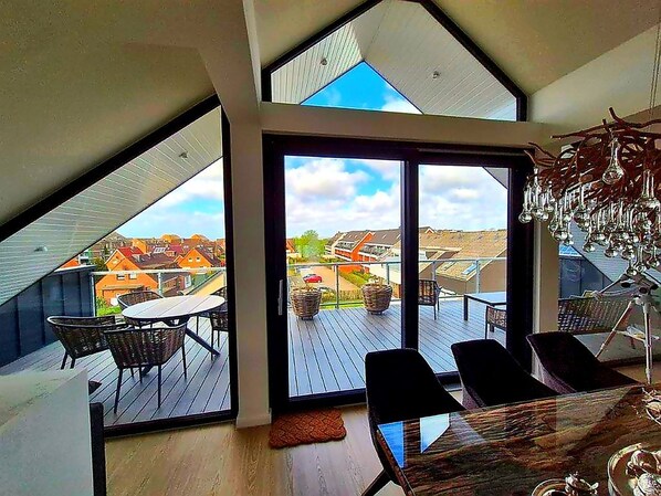 Interior - Inseltörn Penthouse - 3 rooms & roof terrace, admission to the Meerzeit included. (Büsum)