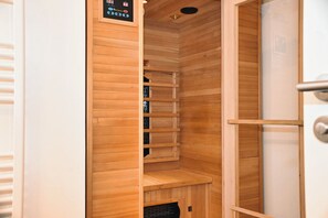 Sauna - Vacation home "Noordkant 17" with its own sauna (Büsum)