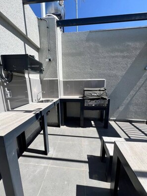 Outdoor dining - Beautiful and comfortable apartment with the best location (Santiago)