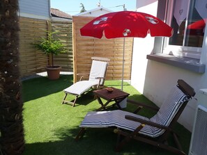 Terrace/patio - House for 6 near La Faute sur Mer center, pets allowed (La Faute-sur-Mer)
