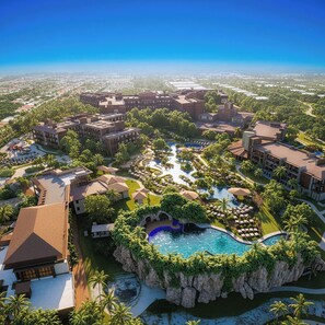 Aerial view - Lopesan Caoba Lagoon Resort Spa & Casino (Punta Cana)