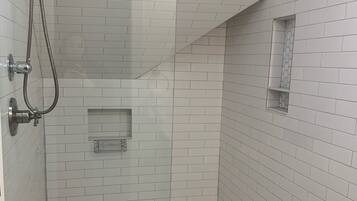 Hair dryer, towels