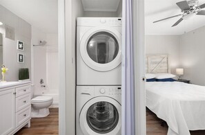Shower, towels - Waterfront Condo with Pool and Short Walk to Beach (Ocean City)
