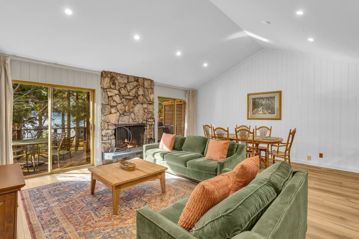 TV connectée, cheminée