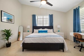3 habitaciones, escritorio, tabla de planchar con plancha y wifi gratis 