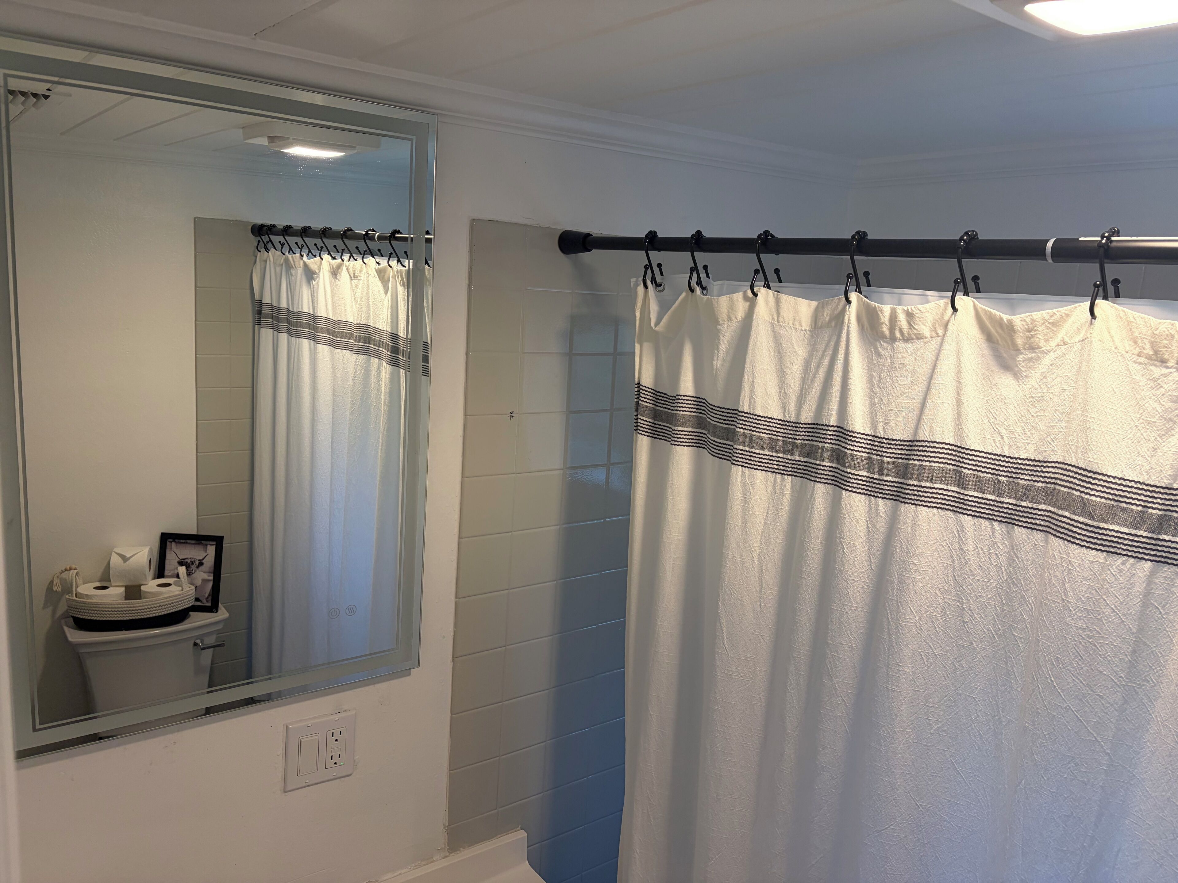 Towels, soap, toilet paper