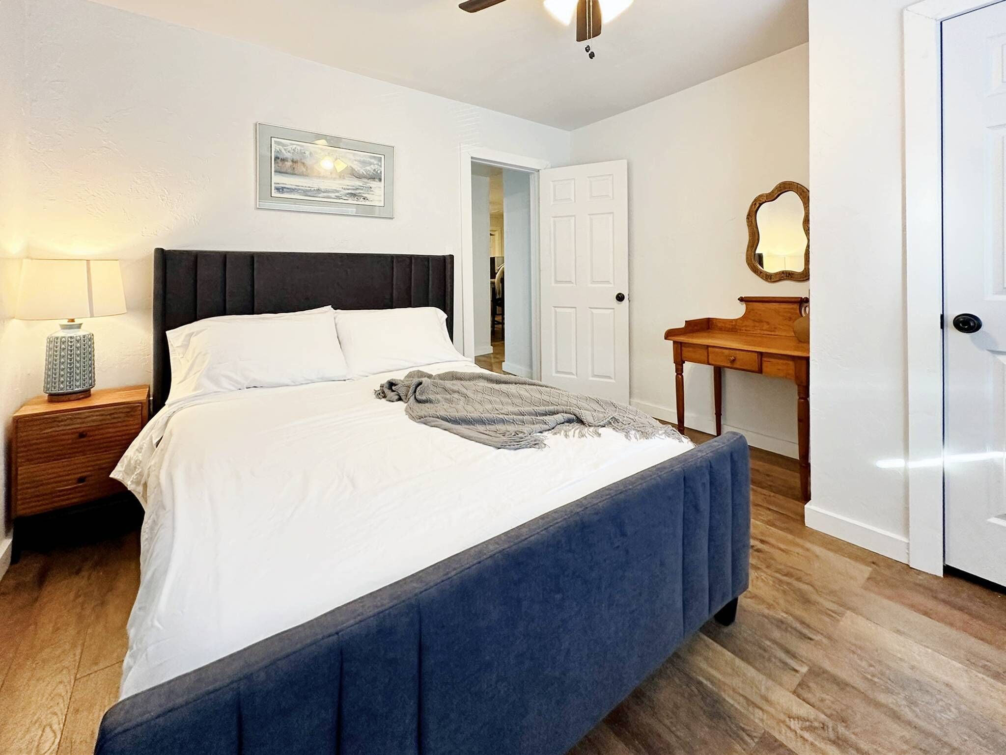 2 bedrooms, iron/ironing board, free WiFi, bed sheets