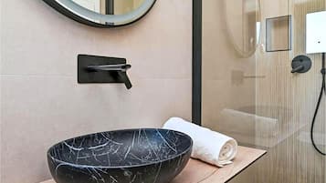 Shower, hair dryer