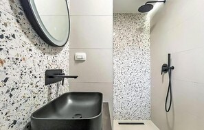 Shower, hair dryer