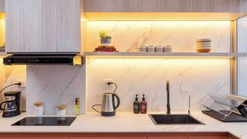 Shared fridge, microwave