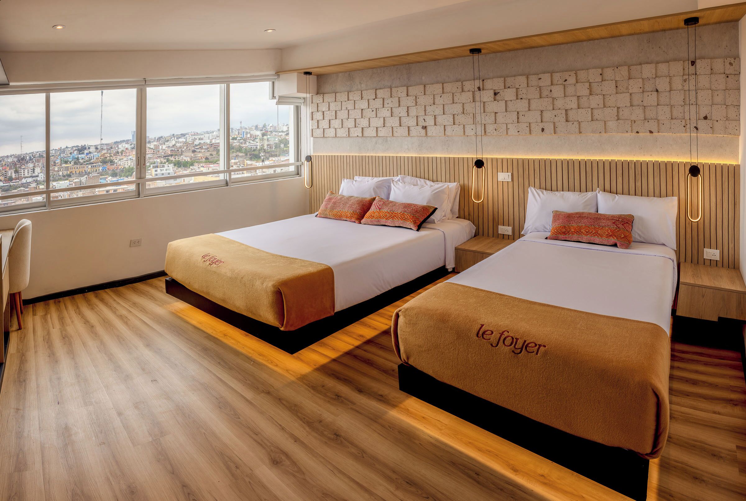 Family Room, City View