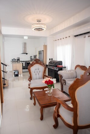 TV -  3- Bedroom Villa in Beautiful Punta Cana with AC and Fitness place outside. (Punta Cana)