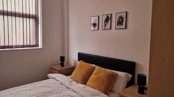 2 bedrooms, free WiFi, bed sheets, wheelchair access