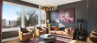 City View Home with HotTub, Rooftop, Arcade Game, and Parking