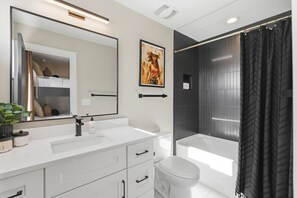 Hair dryer, towels