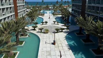 15 indoor pools, 15 outdoor pools