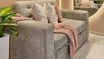 Estudio de lujo, vistas a la ciudad | Interior