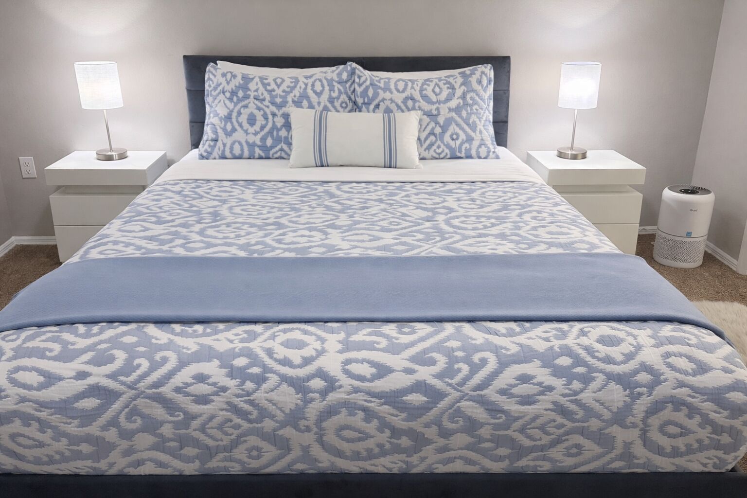 2 bedrooms, iron/ironing board, free WiFi, bed sheets