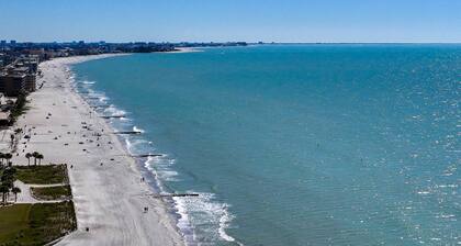 Luxury 4-Story Townhome with Heated Pool, Private Elevator, Rooftop Deck & Steps to Madeira Beach