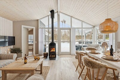 Holiday home with a covered terrace