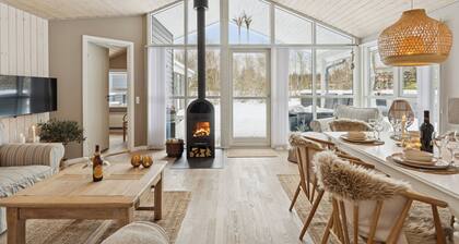 Holiday home with a covered terrace