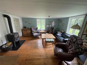 TV - Cozy holiday home in Swedish forest (Kolarp)