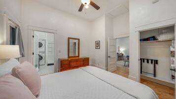 Desk, iron/ironing board, travel crib, WiFi