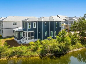 Exterior - Indigeaux in Blue Mountain Beach: Spacious 4BR home with lake views - 6 Seater LSV (Santa Rosa Beach)