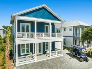 Exterior - Indigeaux in Blue Mountain Beach: Spacious 4BR home with lake views - 6 Seater LSV (Santa Rosa Beach)