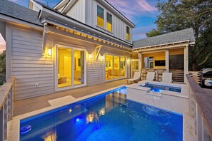 Pool - BRAND NEW BUILD; Gorgeous home with POOL, Hot Tub, and steps to BEACH! (Isle Of Palms)