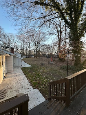 Overnattingsstedets uteområder