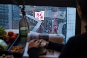 Quarto casal urbano, vista para a cidade | Vista do quarto