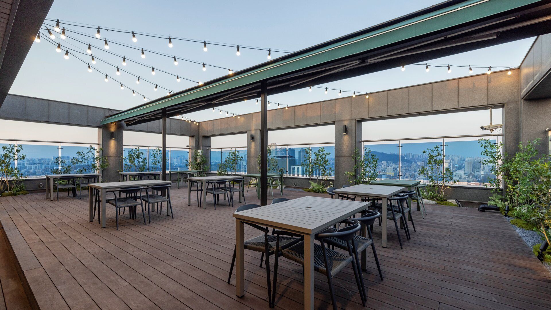 Rooftop terrace