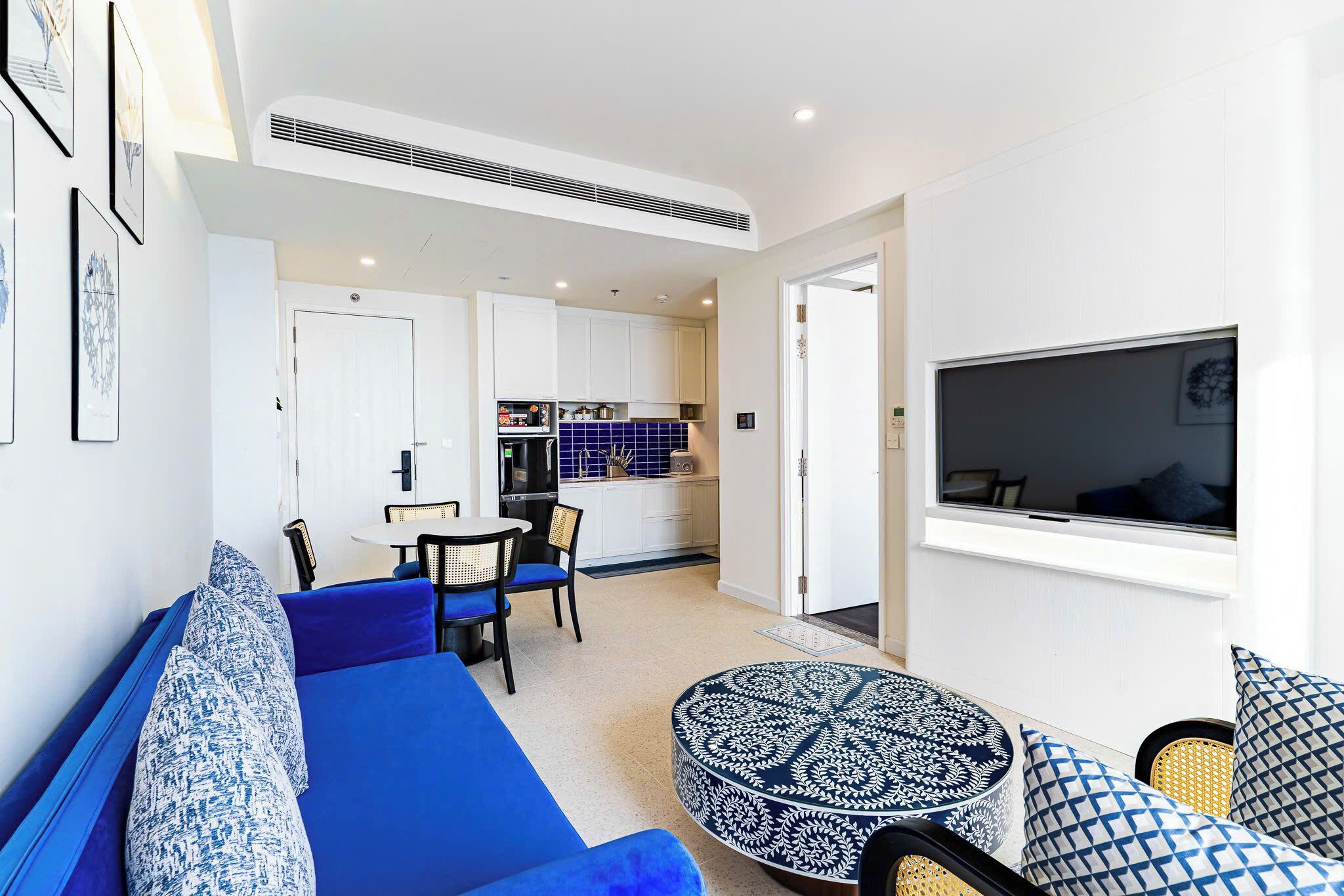 Apartamento superluxo, 1 quarto, vista para o oceano | Roupas de cama premium
