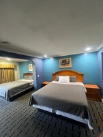 Basic Double Room, 2 Queen Beds | Free WiFi