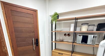 Full suite with air conditioning, Wi-Fi, and Netflix.