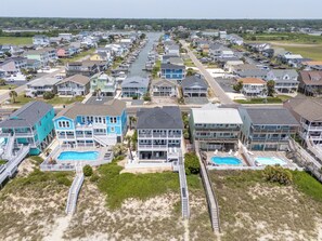 Exterior - Hobbs Realty - "Waves of Grace": Elegant Oceanfront Home with Stunning Views and Private Pool (Holden Beach)