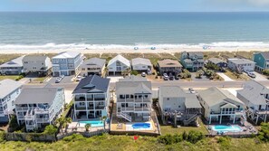 Exterior - Hobbs Realty - Tidewater: Private Pool, Elevator, $250 Beach Gear Credits! (Holden Beach)