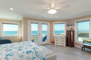 Free WiFi, bed sheets - Hobbs Realty – New Oceanfront Duplex, Panoramic Views, Walk to Dining & Attractions (Holden Beach)